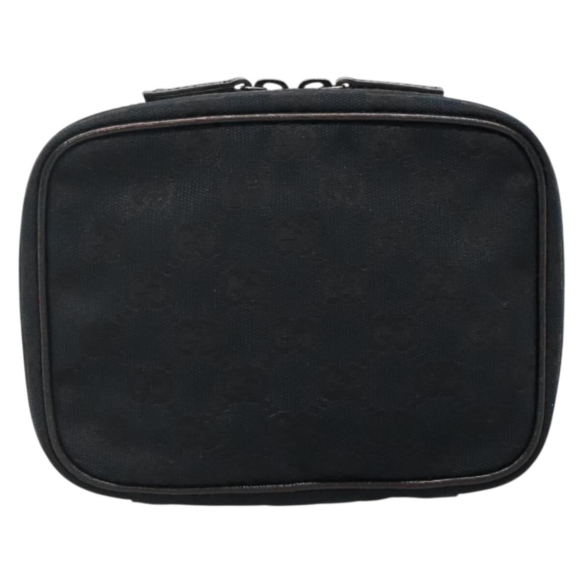 Gucci Gg Canvas Black Canvas Clutch Bag