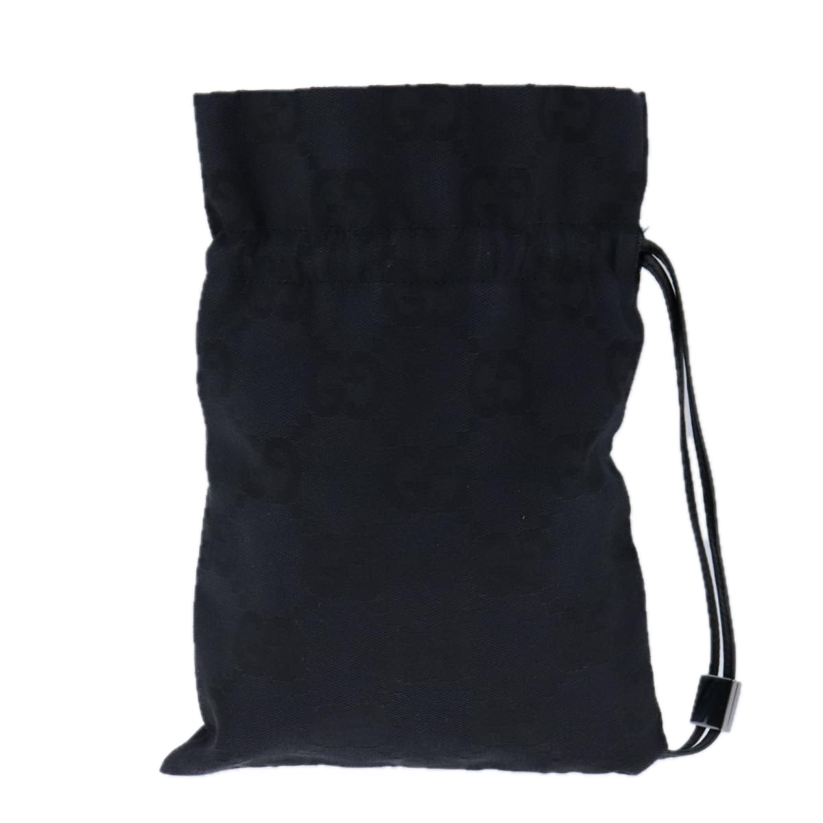 Gucci Gg Canvas Black Canvas Clutch Bag