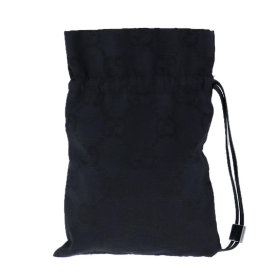 Gucci Gg Canvas Black Canvas Clutch Bag