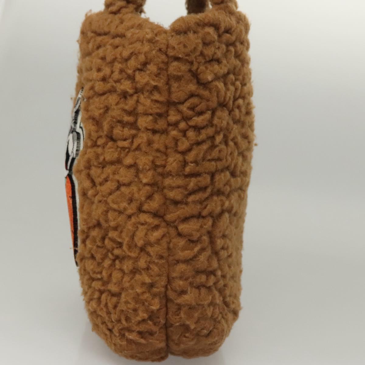 Gucci Brown Wool Tote Bag