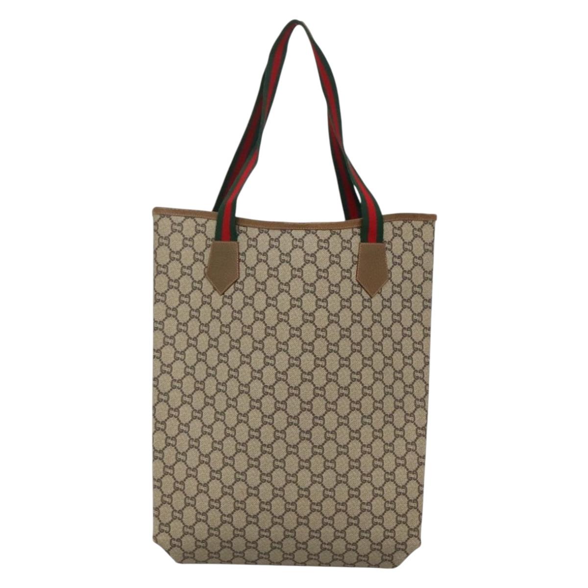 Gucci Ophidia Beige Canvas Tote Bag