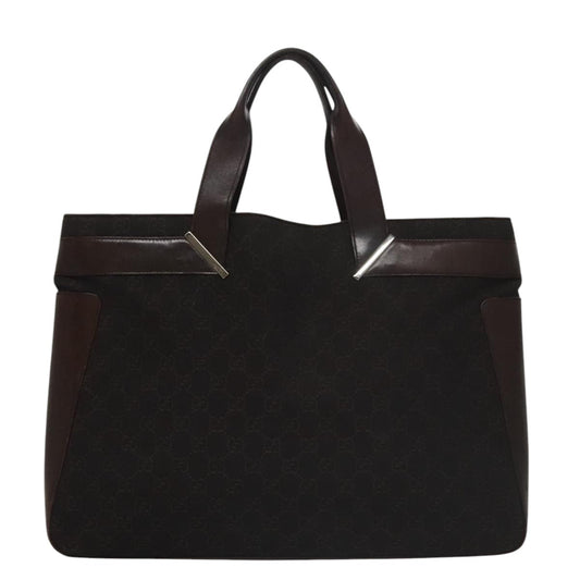 Gucci Gg Canvas Brown Canvas Handbag