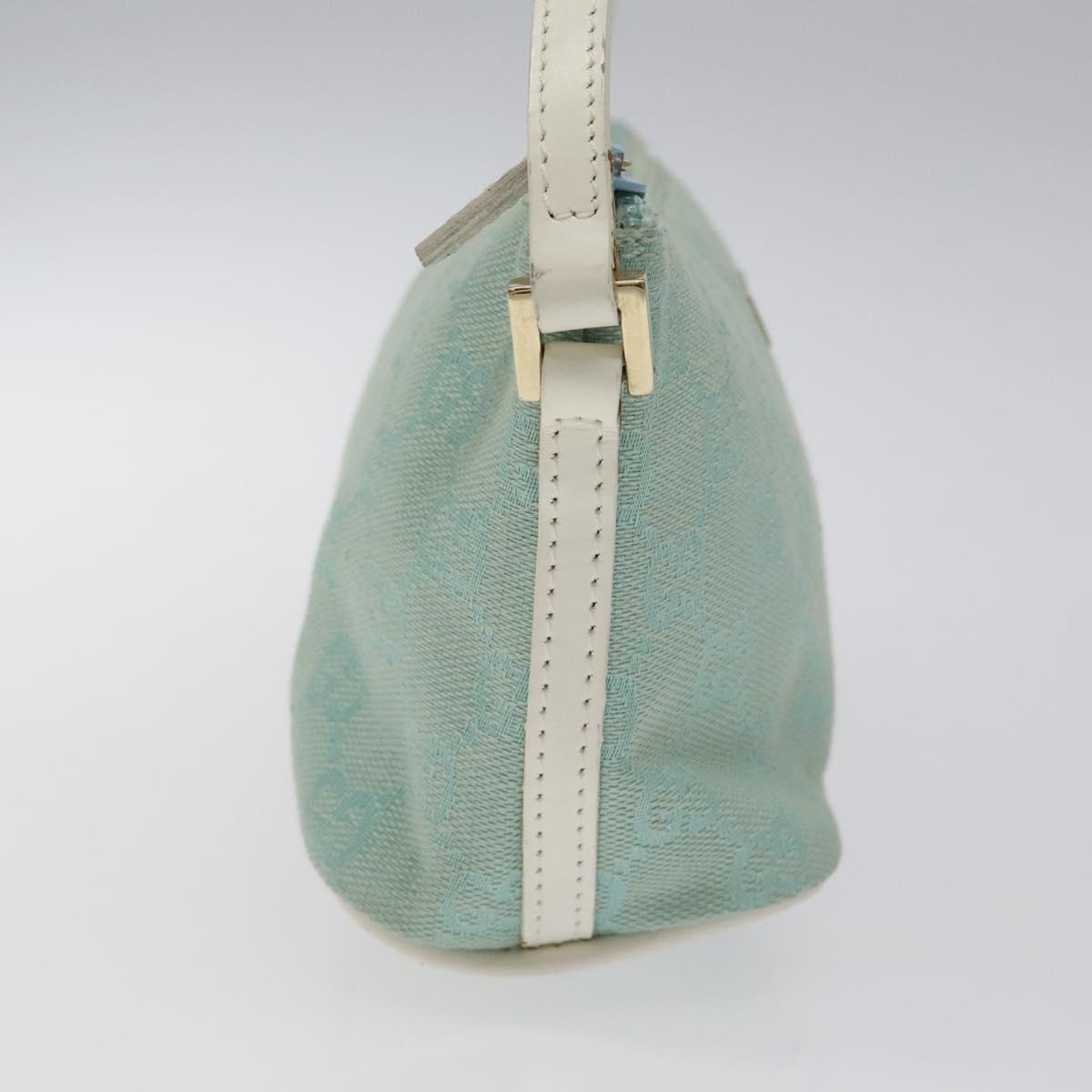 Gucci Gg Canvas Blue Canvas Clutch Bag