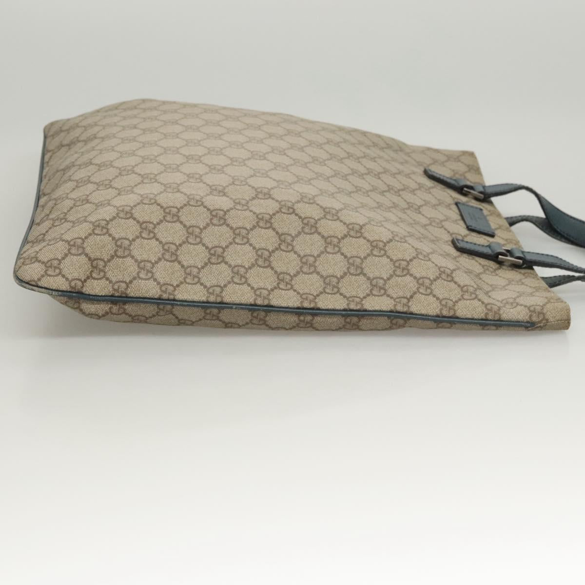 Gucci Gg Supreme Beige Canvas Tote Bag