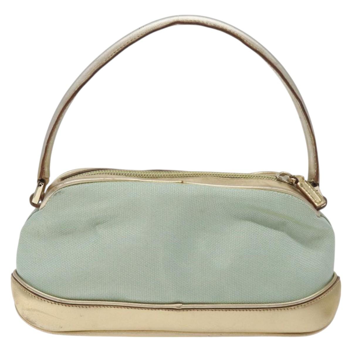 Gucci Blue Canvas Handbag