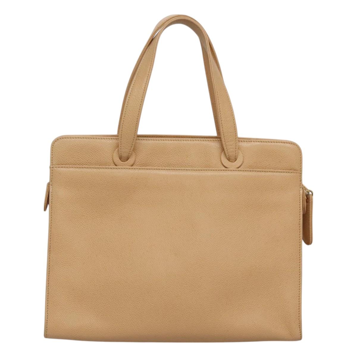 Chanel Chanel Beige Leather Tote Bag