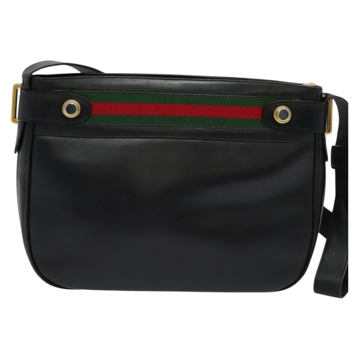 Gucci Ophidia Black Leather Shoulder Bag
