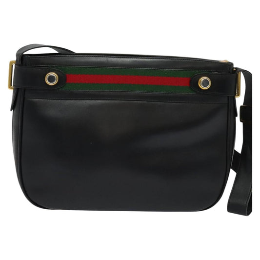 Gucci Ophidia Black Leather Shoulder Bag