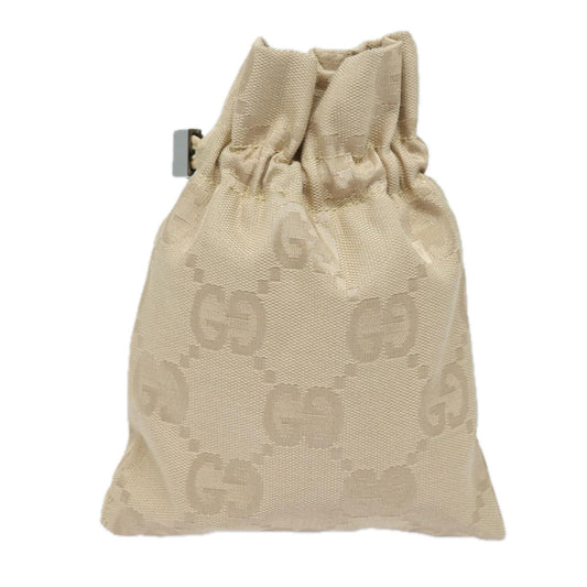 Gucci Gg Canvas Beige Canvas Clutch Bag