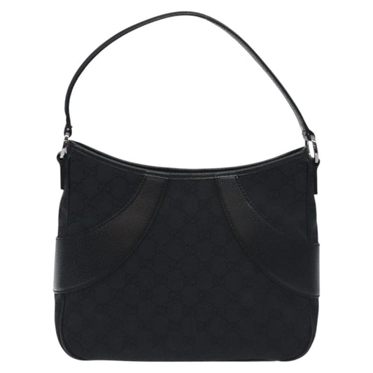 Gucci Gg Canvas Black Canvas Shoulder Bag