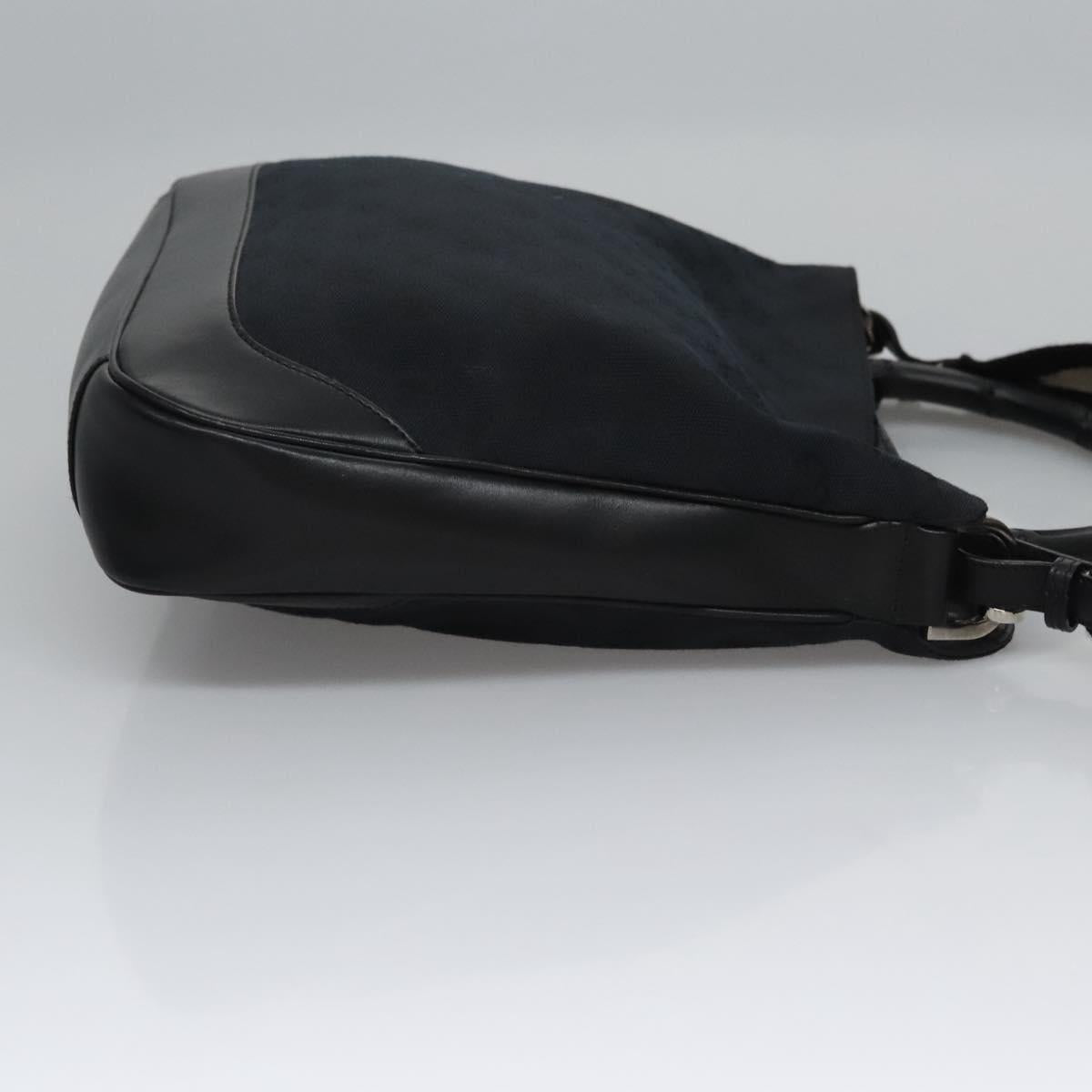 Gucci Bamboo Black Canvas Tote Bag