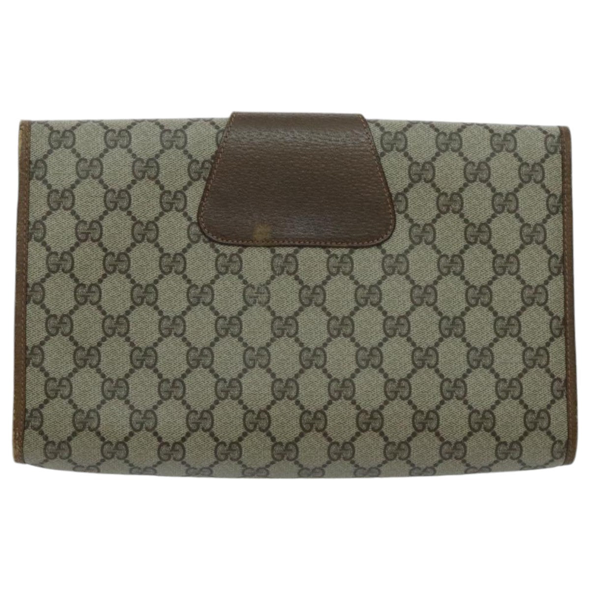 Gucci Beige Canvas Clutch Bag