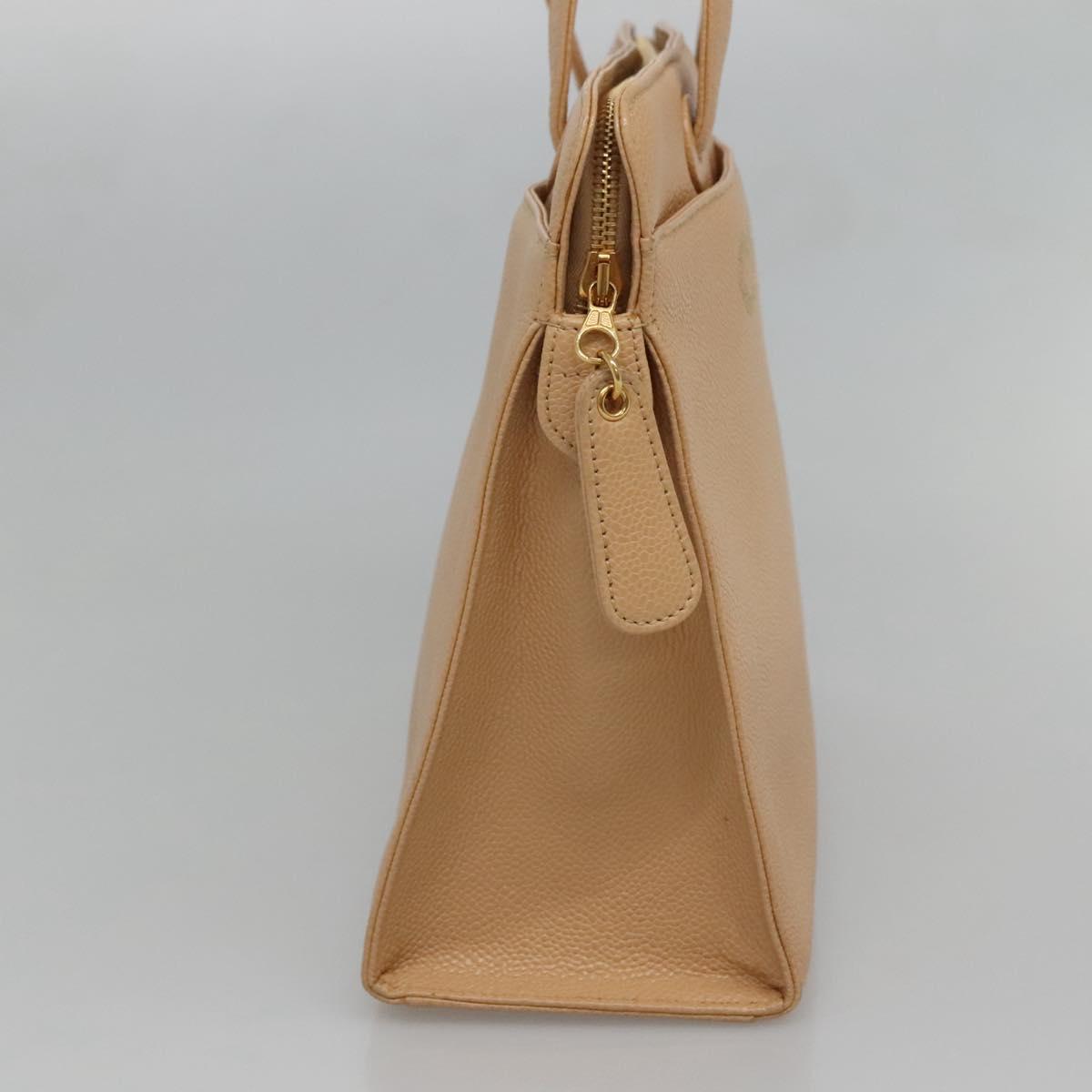 Chanel Chanel Beige Leather Tote Bag