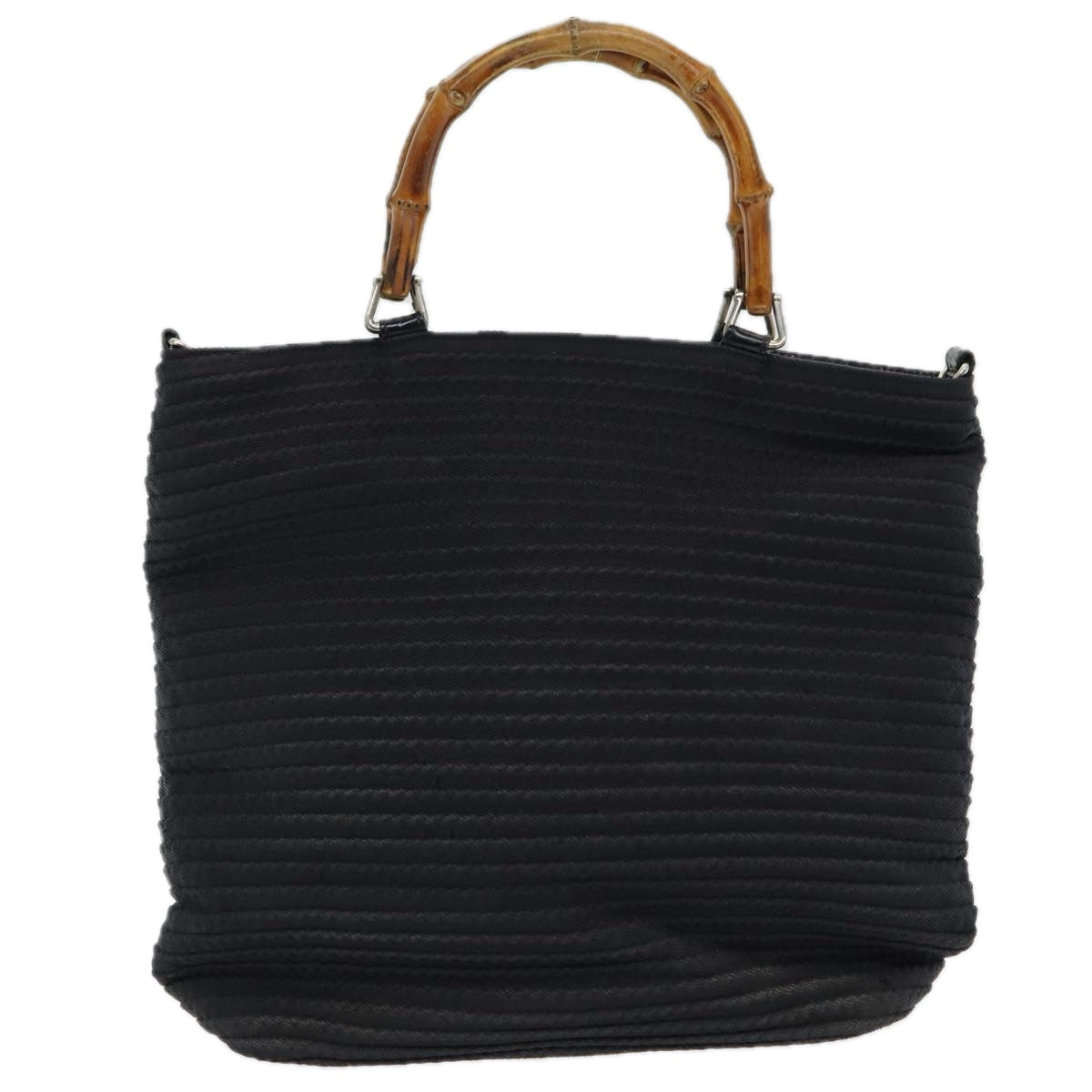 Gucci Bamboo Black Synthetic Handbag
