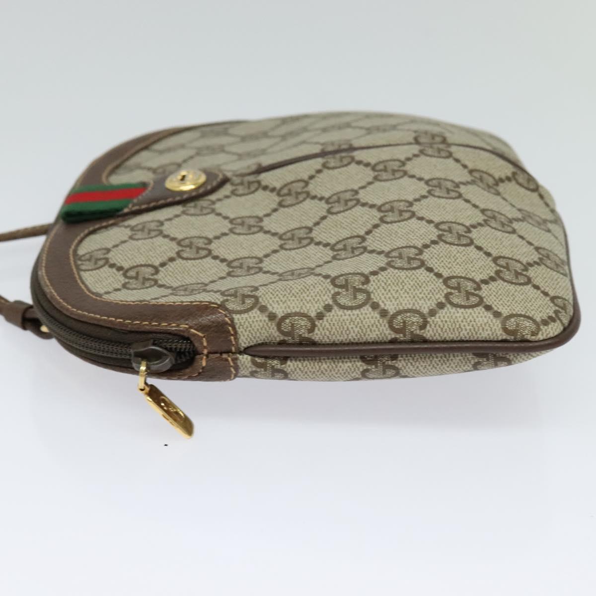 Gucci Ophidia Beige Canvas Shoulder Bag