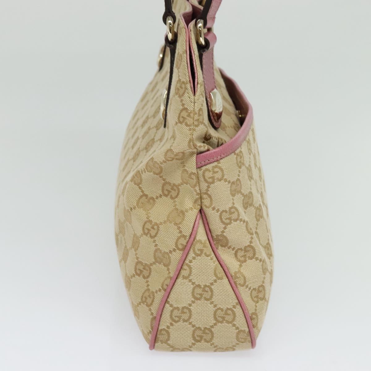 Gucci Charmy Beige Canvas Tote Bag