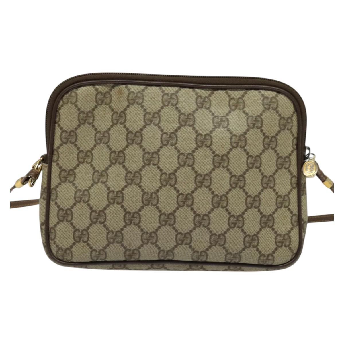 Gucci Gg Canvas Beige Canvas Shoulder Bag