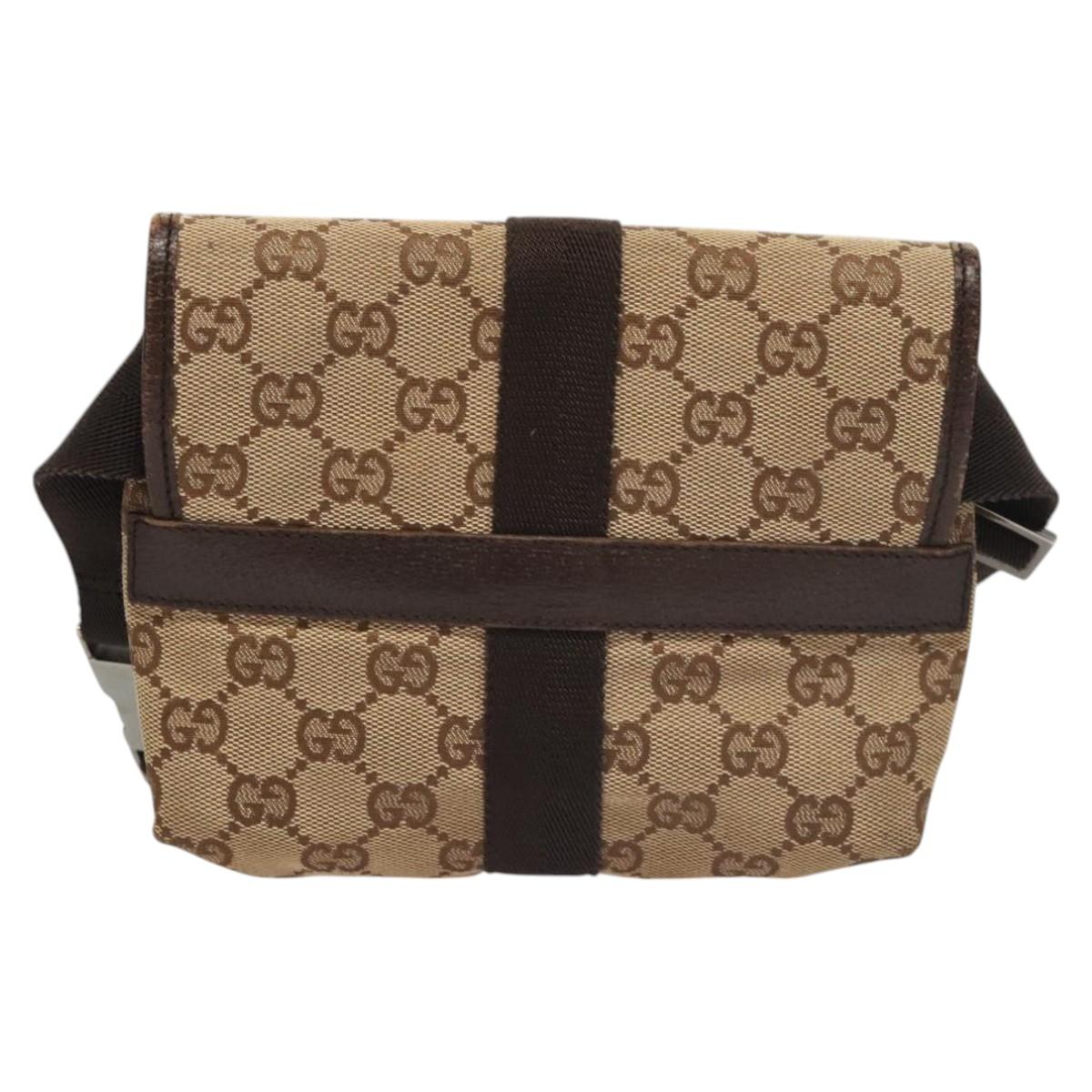 Gucci Belt Bag Beige Canvas Shoulder Bag