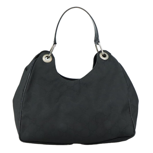 Gucci Gg Canvas Black Canvas Shoulder Bag