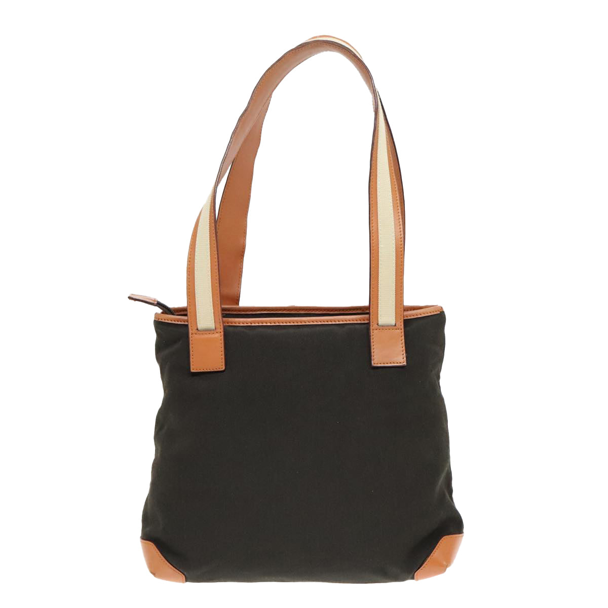 Gucci Khaki Canvas Tote Bag