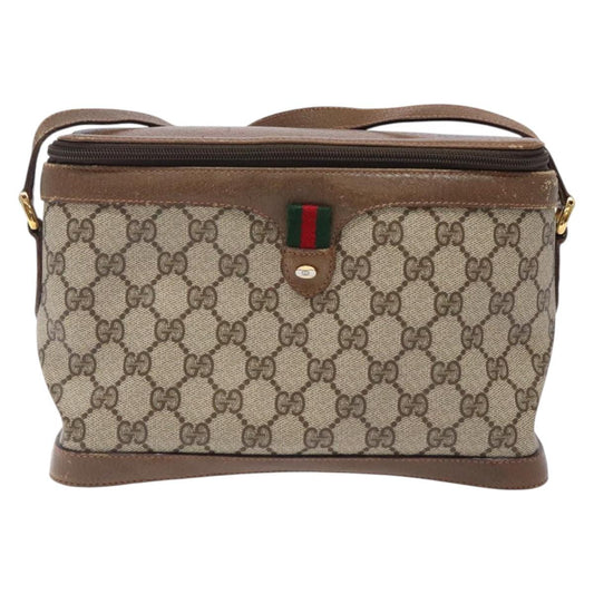 Gucci Vanity Beige Pvc Shoulder Bag