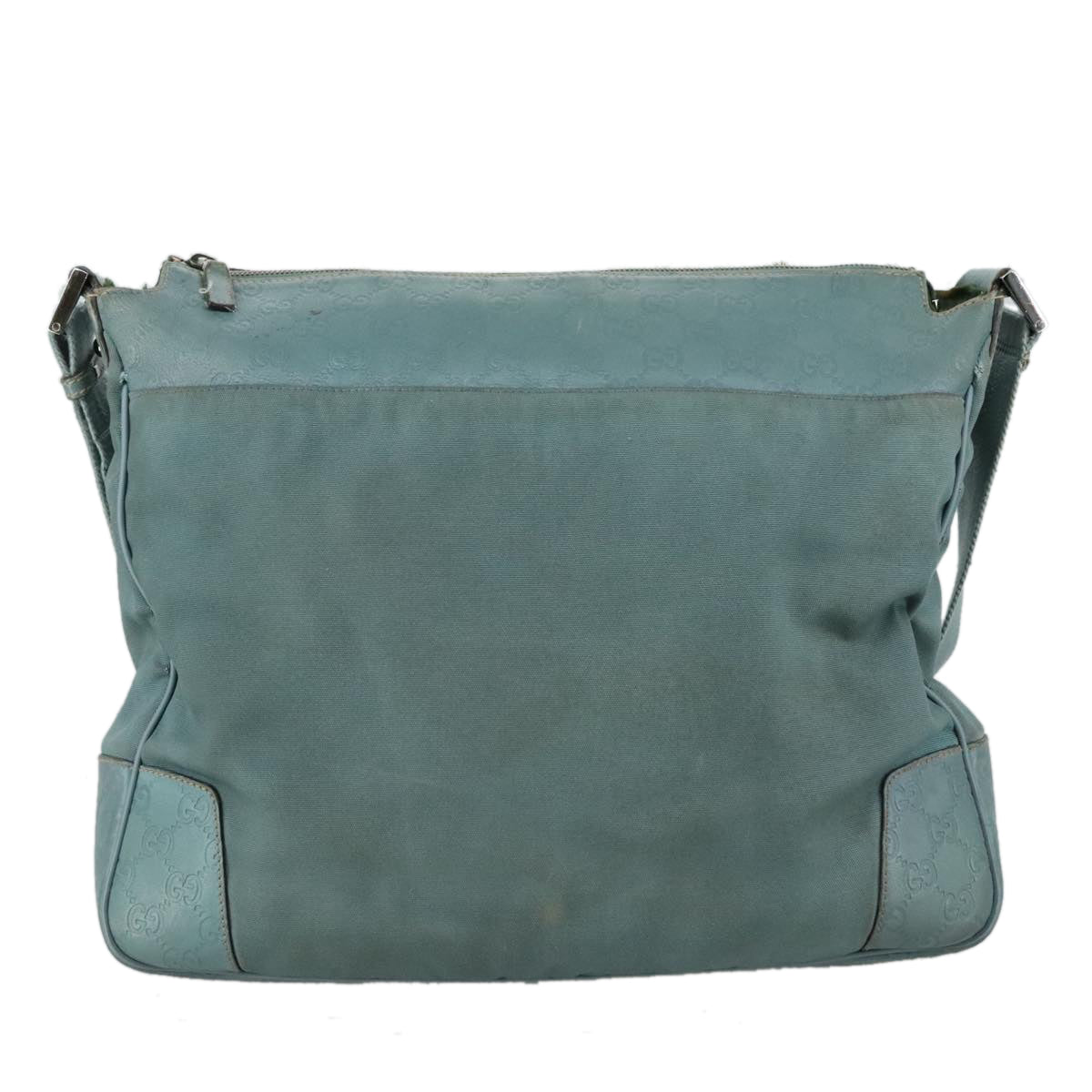 Gucci Gg Canvas Turquoise Canvas Shoulder Bag