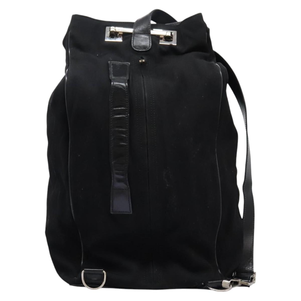 Gucci Black Canvas Shoulder Bag