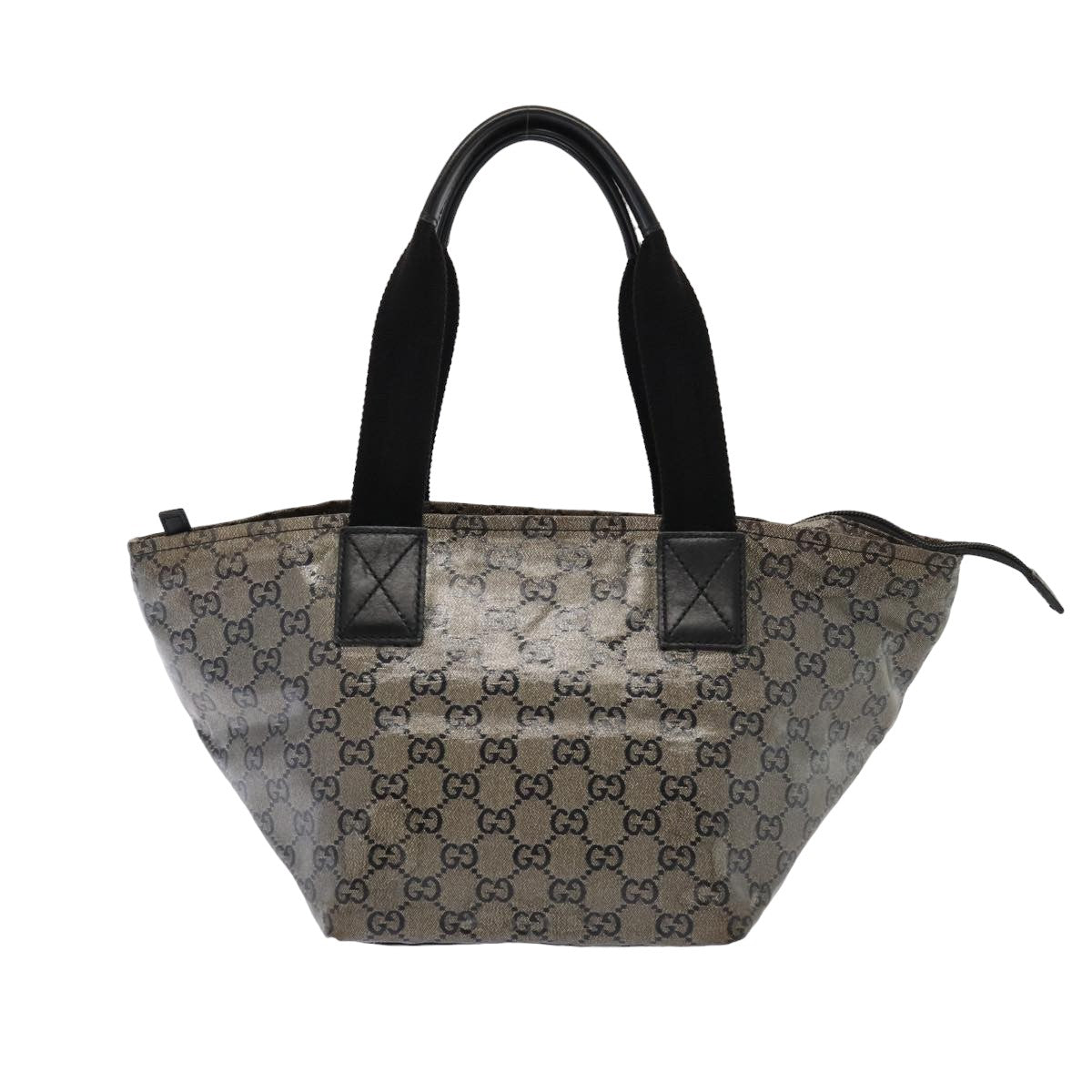 Gucci Gg Canvas Black Canvas Tote Bag