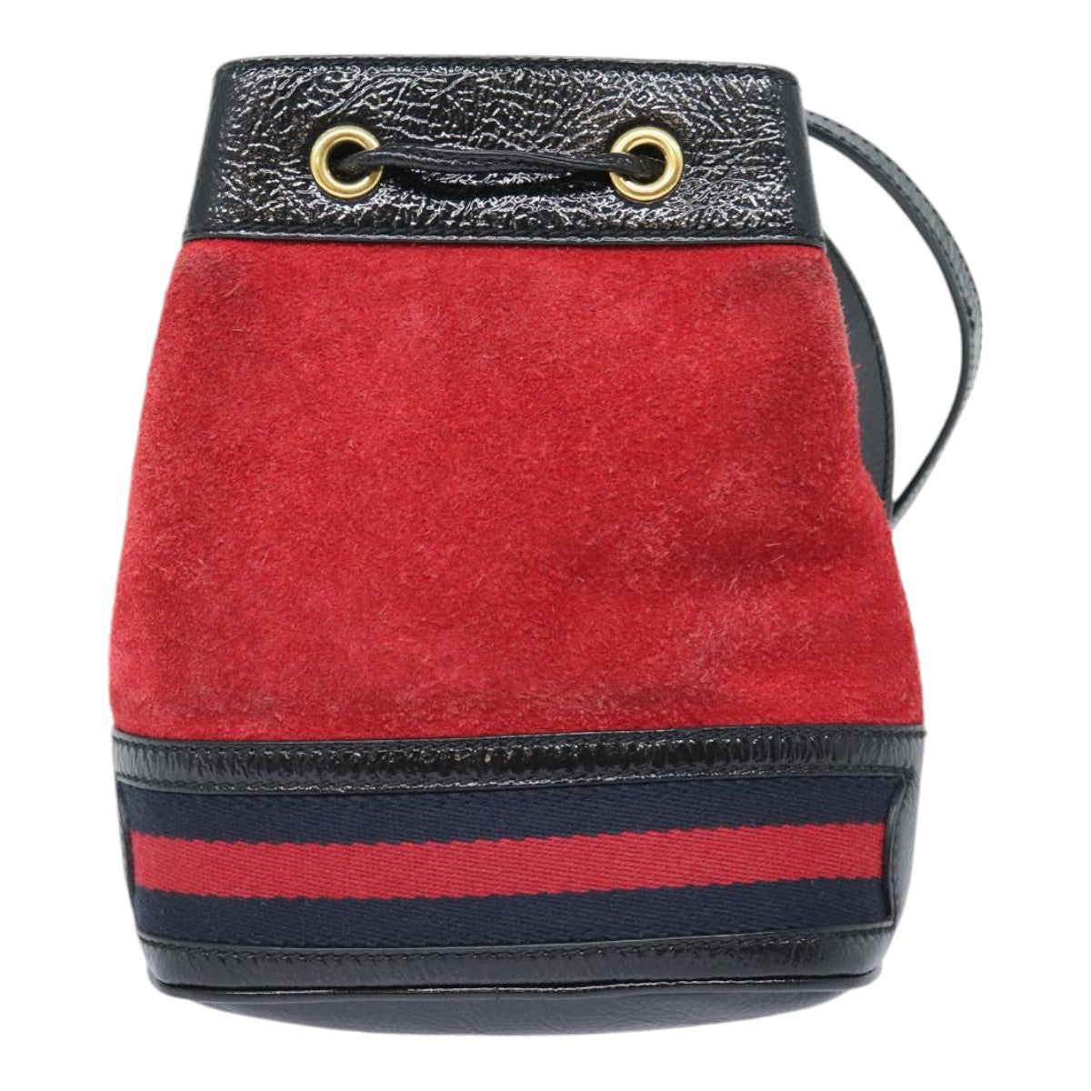 Gucci Ophidia Red Suede Shoulder Bag