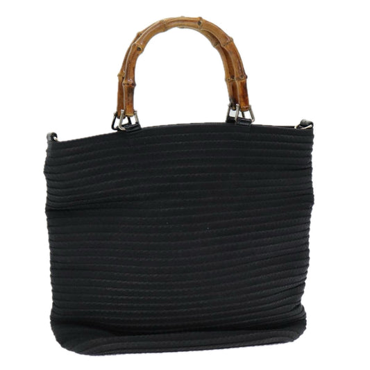 Gucci Bamboo Black Synthetic Handbag