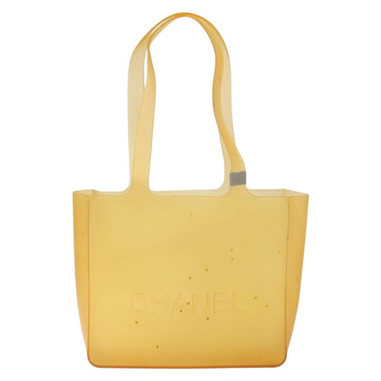 Chanel Fourre-Tout Brown Rubber Tote Bag