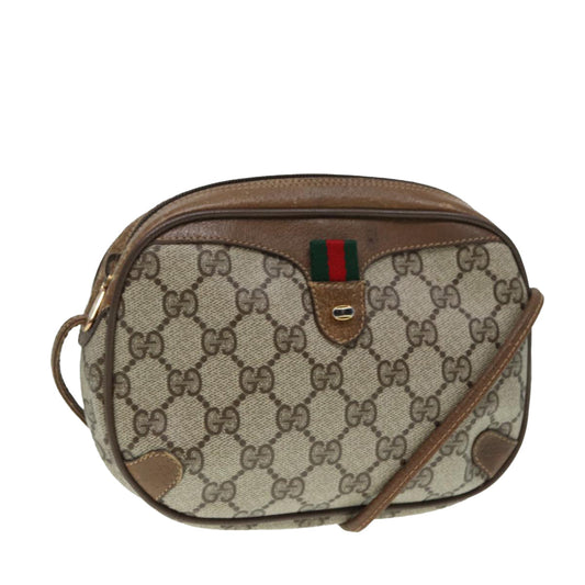 Gucci Gg Supreme Beige Canvas Shoulder Bag