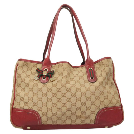 Gucci Ophidia Beige Canvas Tote Bag