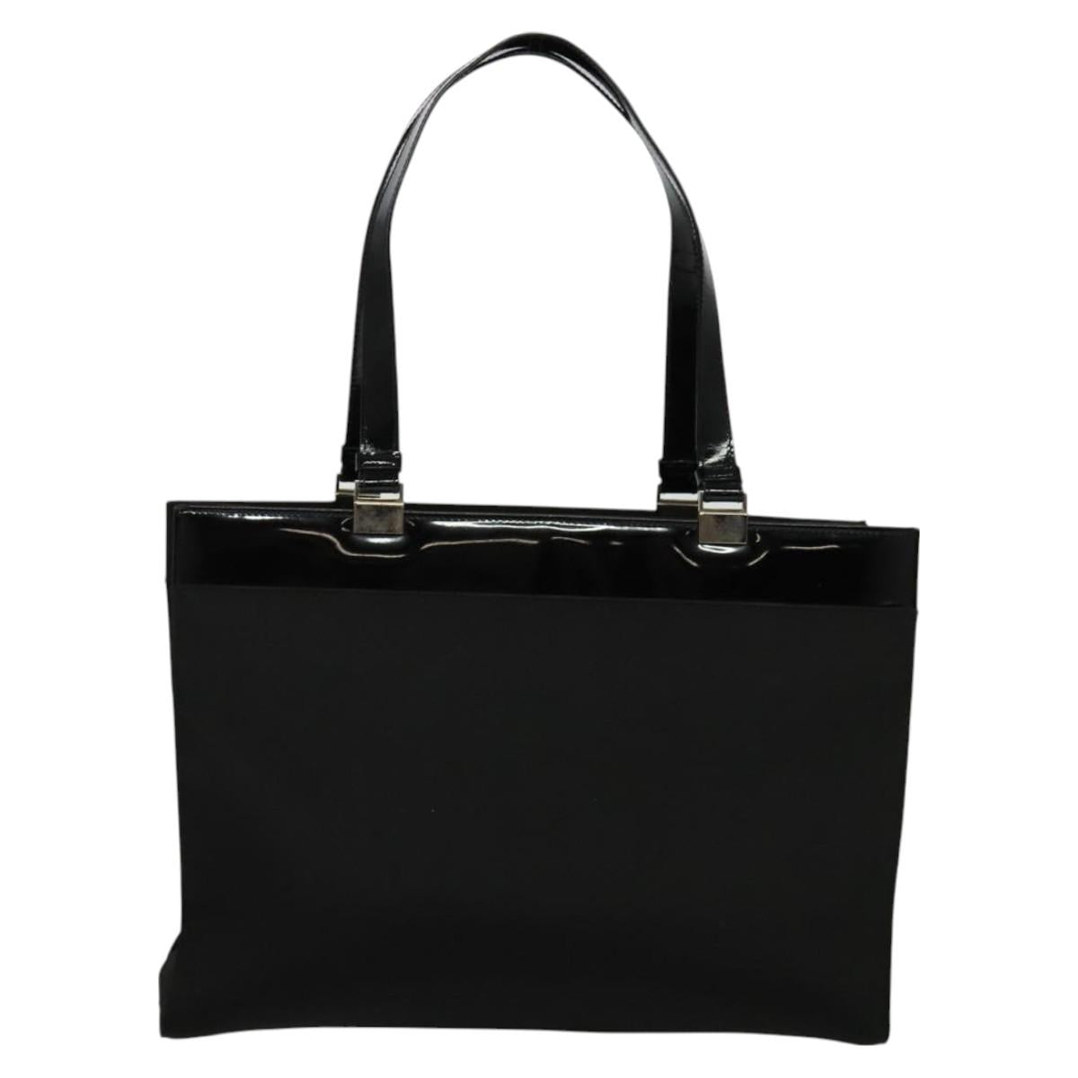 Gucci Black Nylon Tote Bag