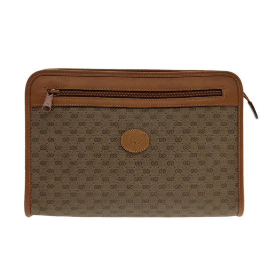 Gucci Beige Canvas Clutch Bag