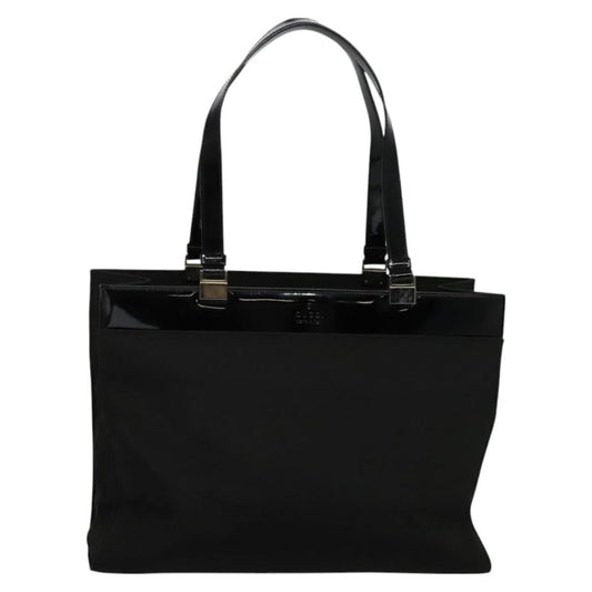 Gucci Black Nylon Tote Bag