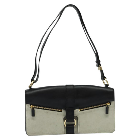 Gucci Grey Suede Shoulder Bag