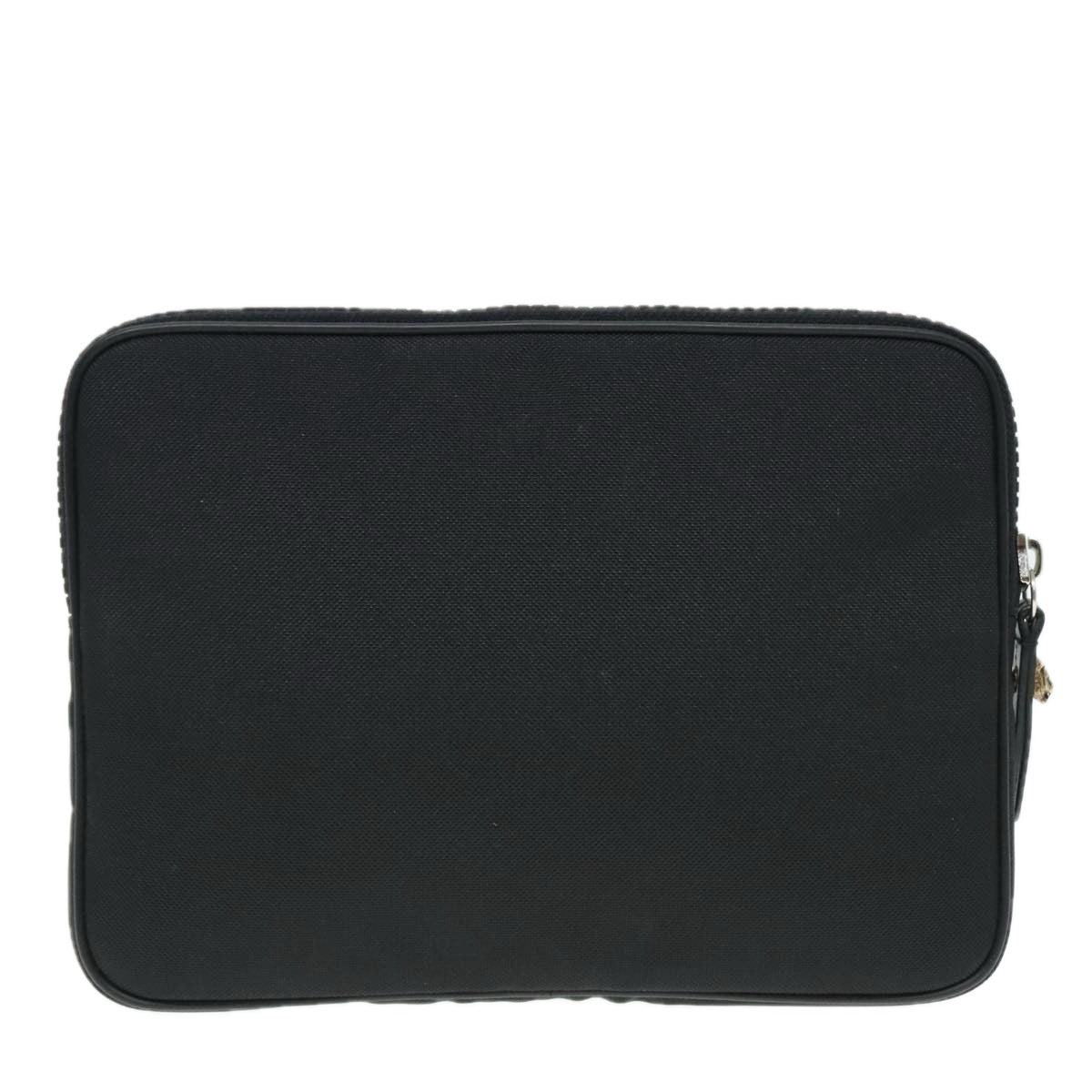 Gucci Clutch Bag Black Canvas Clutch Bag
