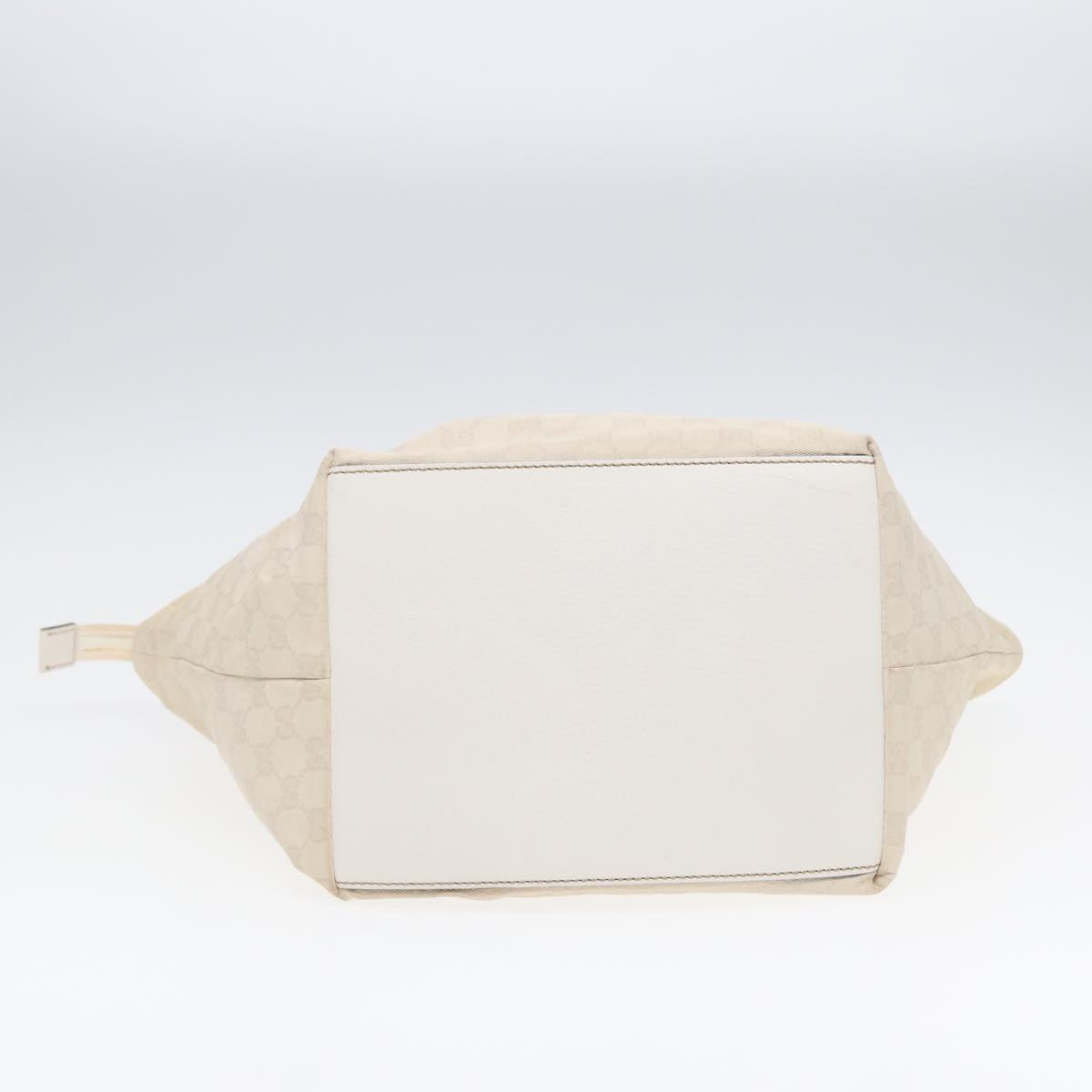 Gucci Gg Canvas White Canvas Tote Bag