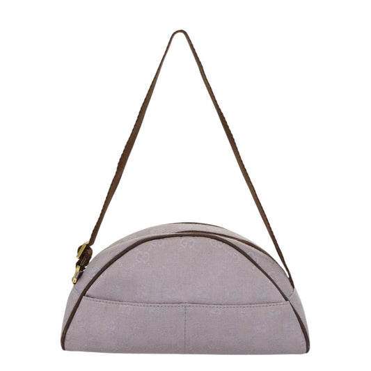 Gucci Gg Canvas Purple Canvas Shoulder Bag