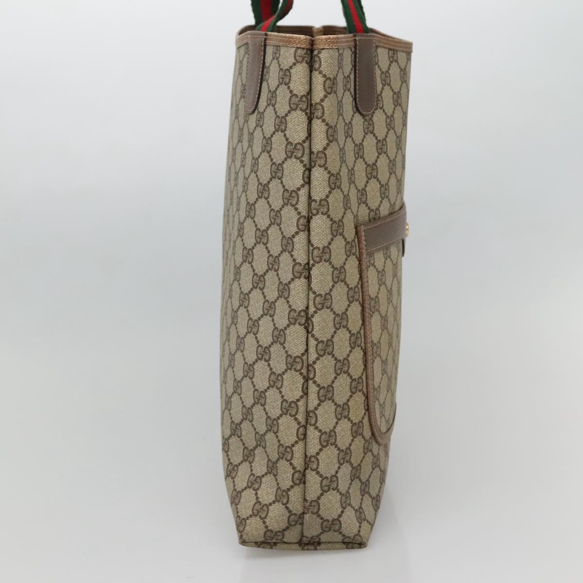 Gucci Sherry Beige Canvas Tote Bag