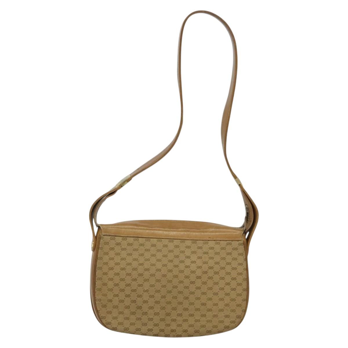 Gucci Gg Canvas Beige Canvas Shoulder Bag