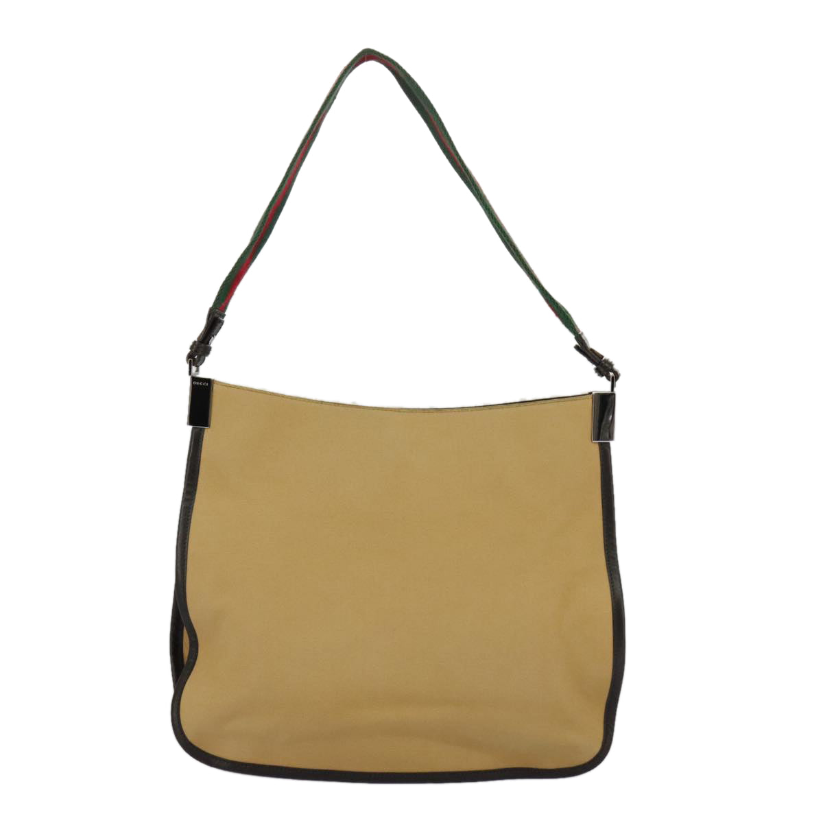 Gucci Sherry Beige Canvas Shoulder Bag