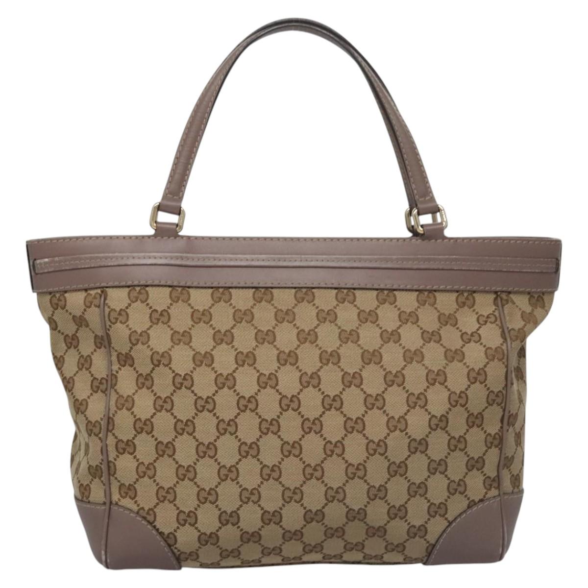 Gucci Gg Canvas Beige Canvas Tote Bag