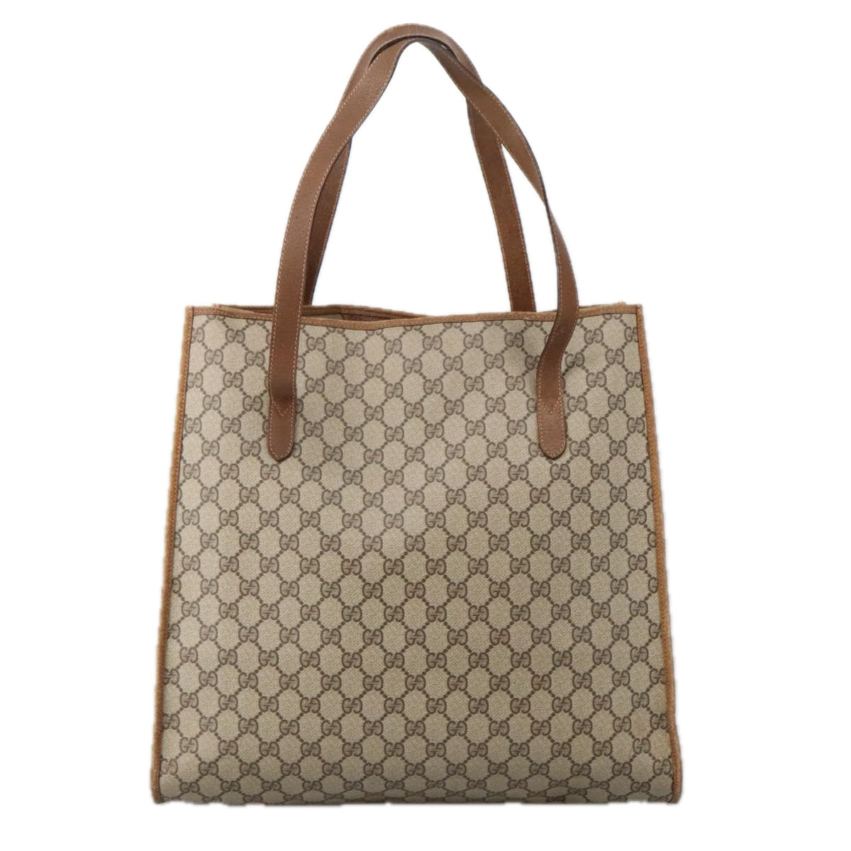 Gucci Cabas Beige Canvas Tote Bag