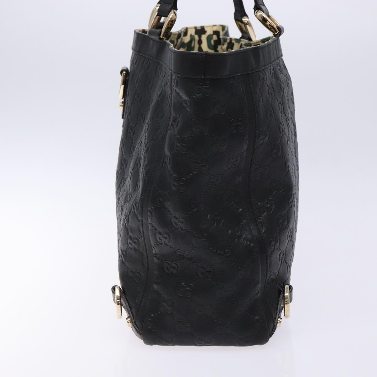 Gucci Abbey Black Leather Tote Bag