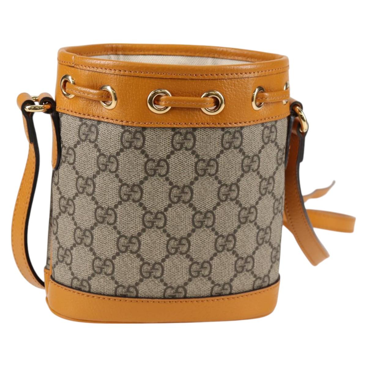 Gucci Gg Canvas Beige Canvas Shoulder Bag