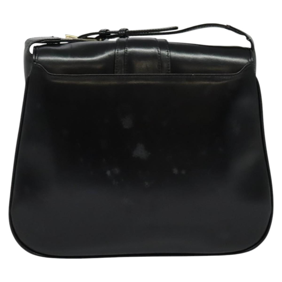 Gucci Black Leather Shoulder Bag