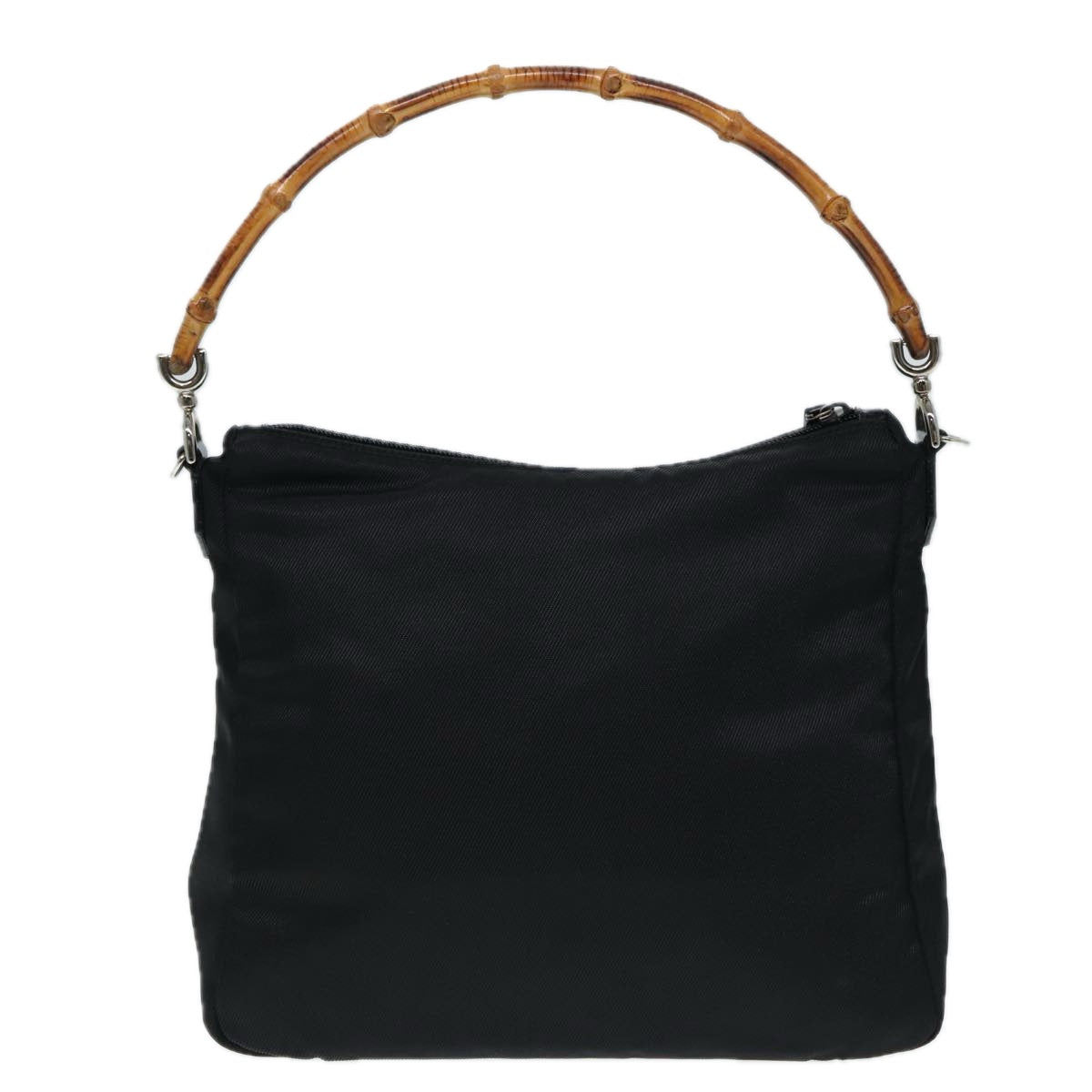 Gucci Bamboo Black Synthetic Handbag
