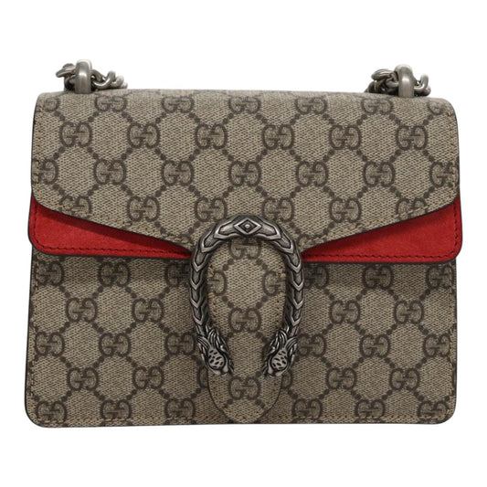Gucci Dionysus Beige Canvas Shoulder Bag